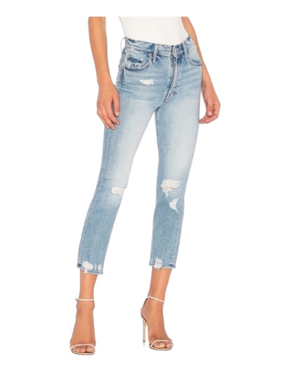 NWT- MOTHER Superior- The Tomcat Jeans – The Confession Wash - Size 24 - Picture 3 of 11